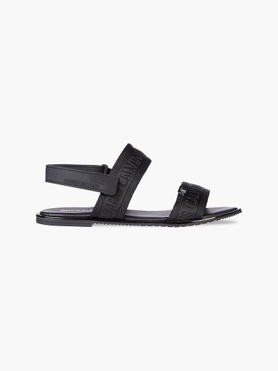 Calvin Klein Cipők HU785836 | Calvin Klein Logo Női Szandál Fekete